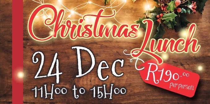 Christmas Lunch at LBow Room | Bloemfontein Tourism Christmas Lunch at LBow Room | Bloemfontein Tourism